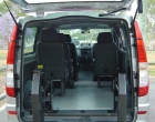 Mercedes benz vito rear view layout lift unfold position