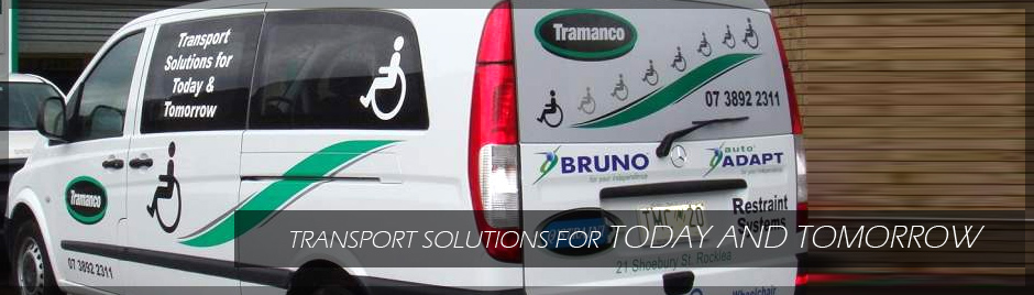 Tramanco van with wheelchair loader