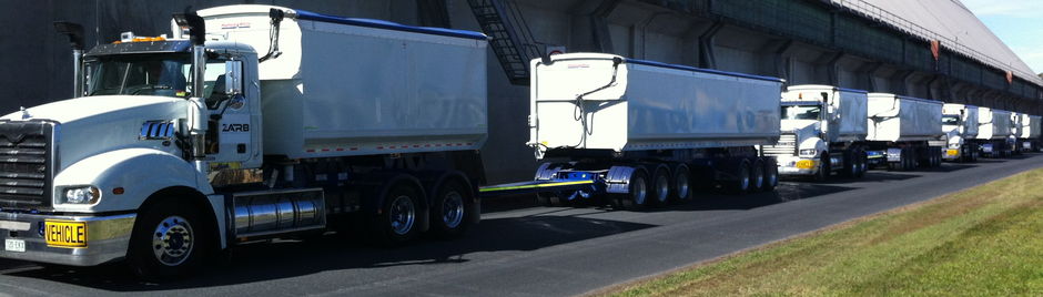 Truck-and-dogs with trailer scales.